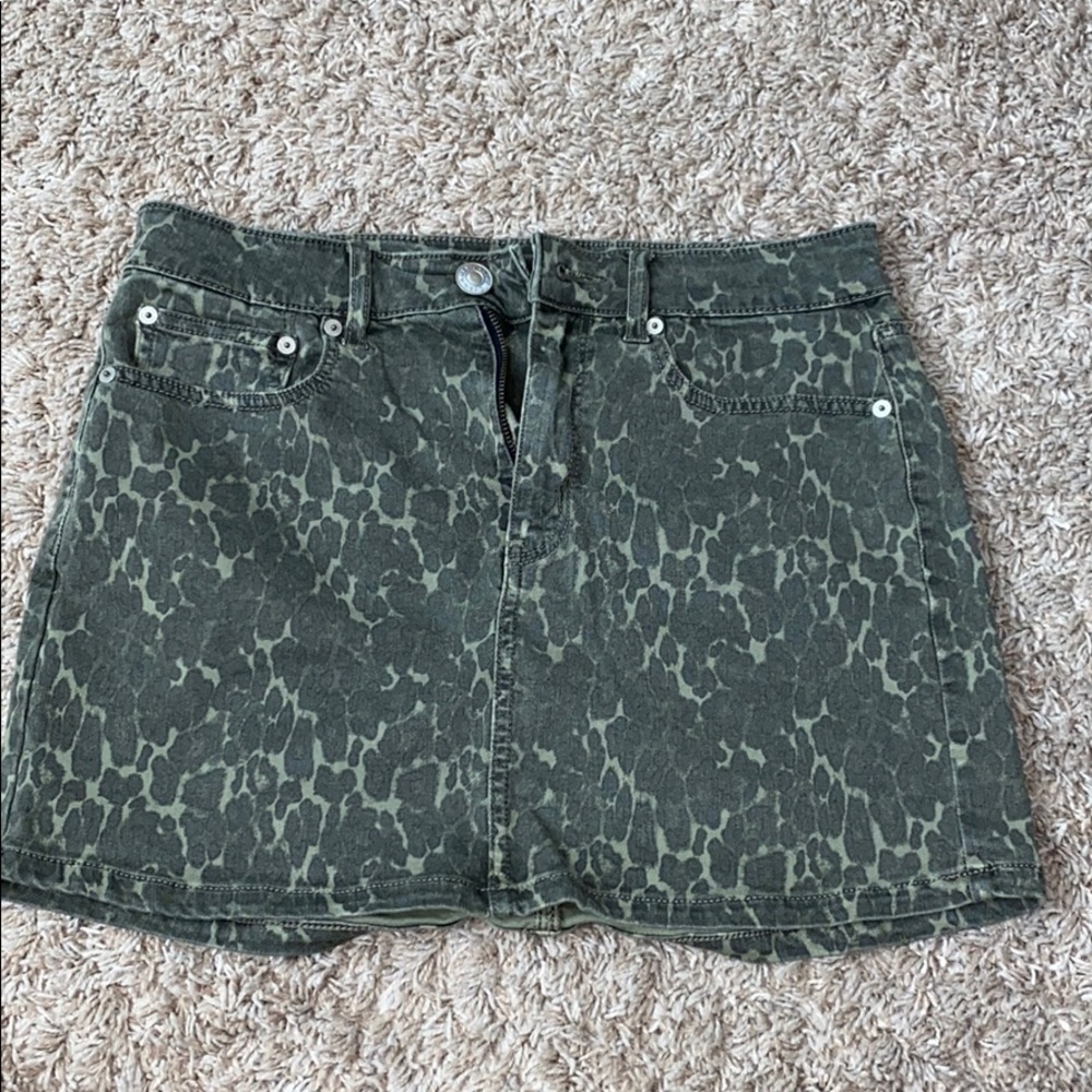 jean skirt